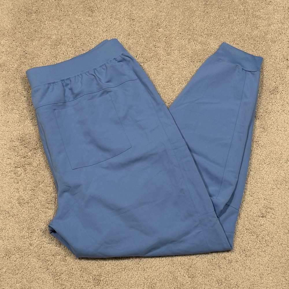 Fabletics Men On Call Scrub Jogger Light Blue Pants GJ2253977-5443-34200 XXL